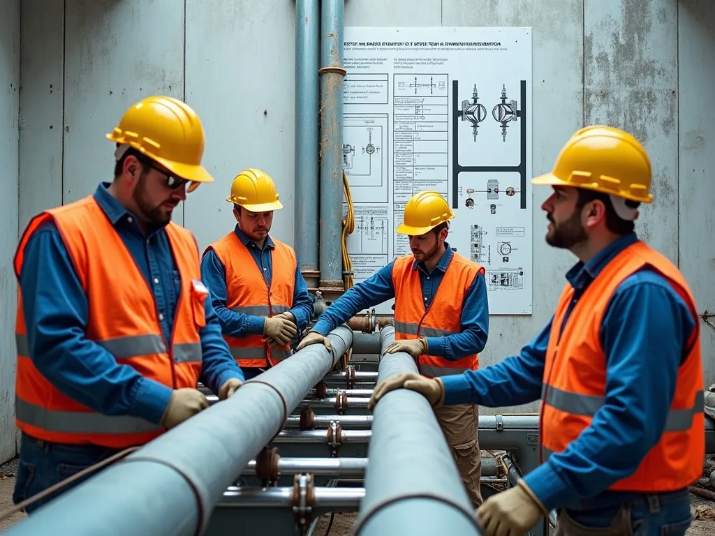 CD管の施工現場