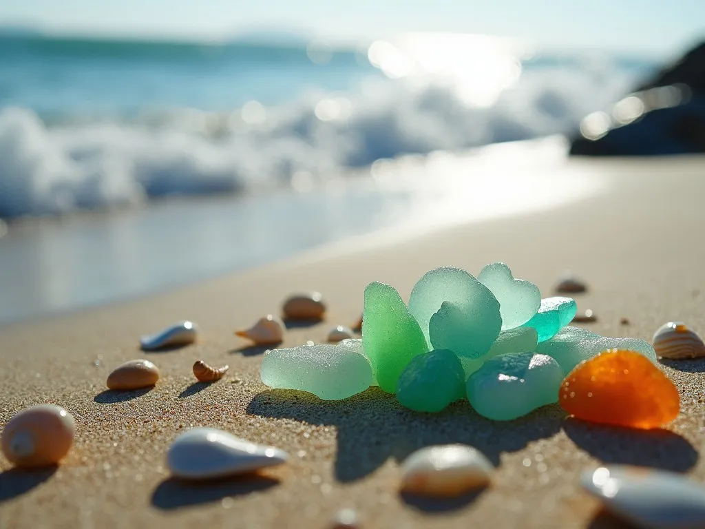 シーグラス収集