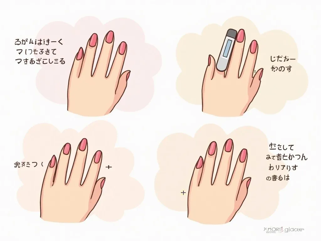 ネイルファイル使用方法