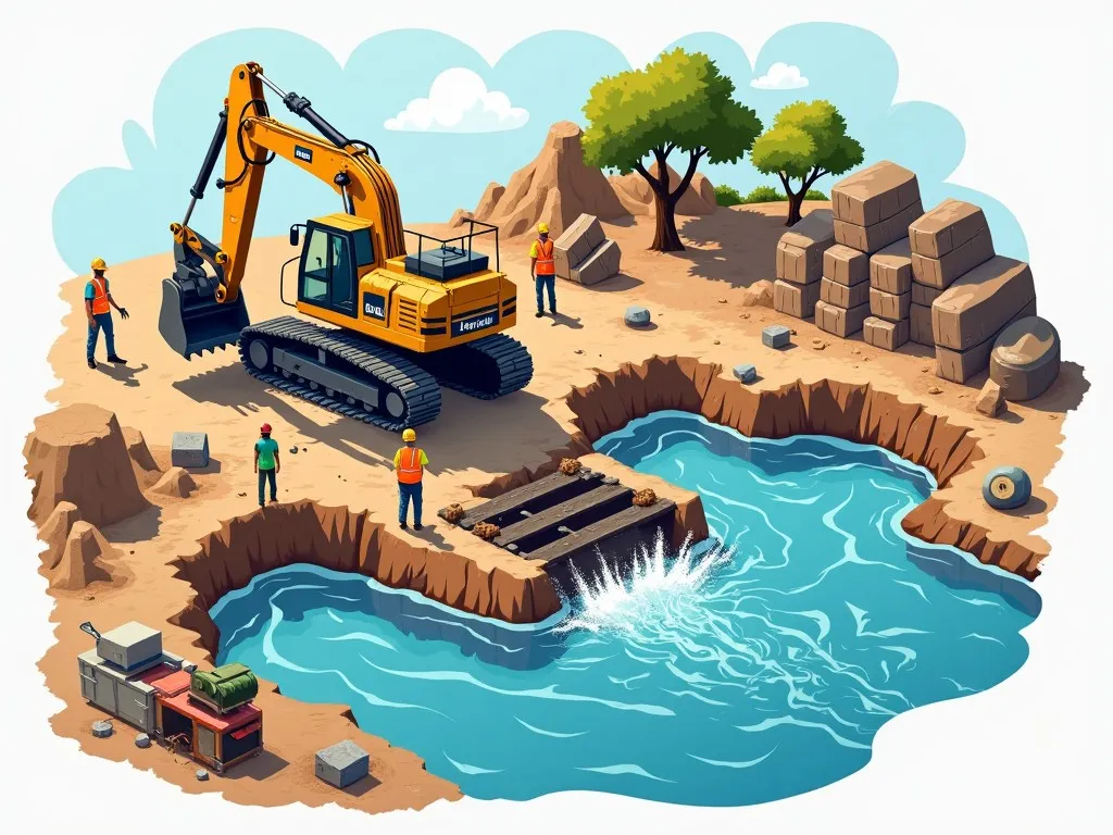 ポンプ浚渫工事