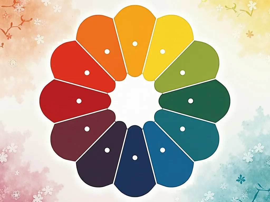 色相環における補色